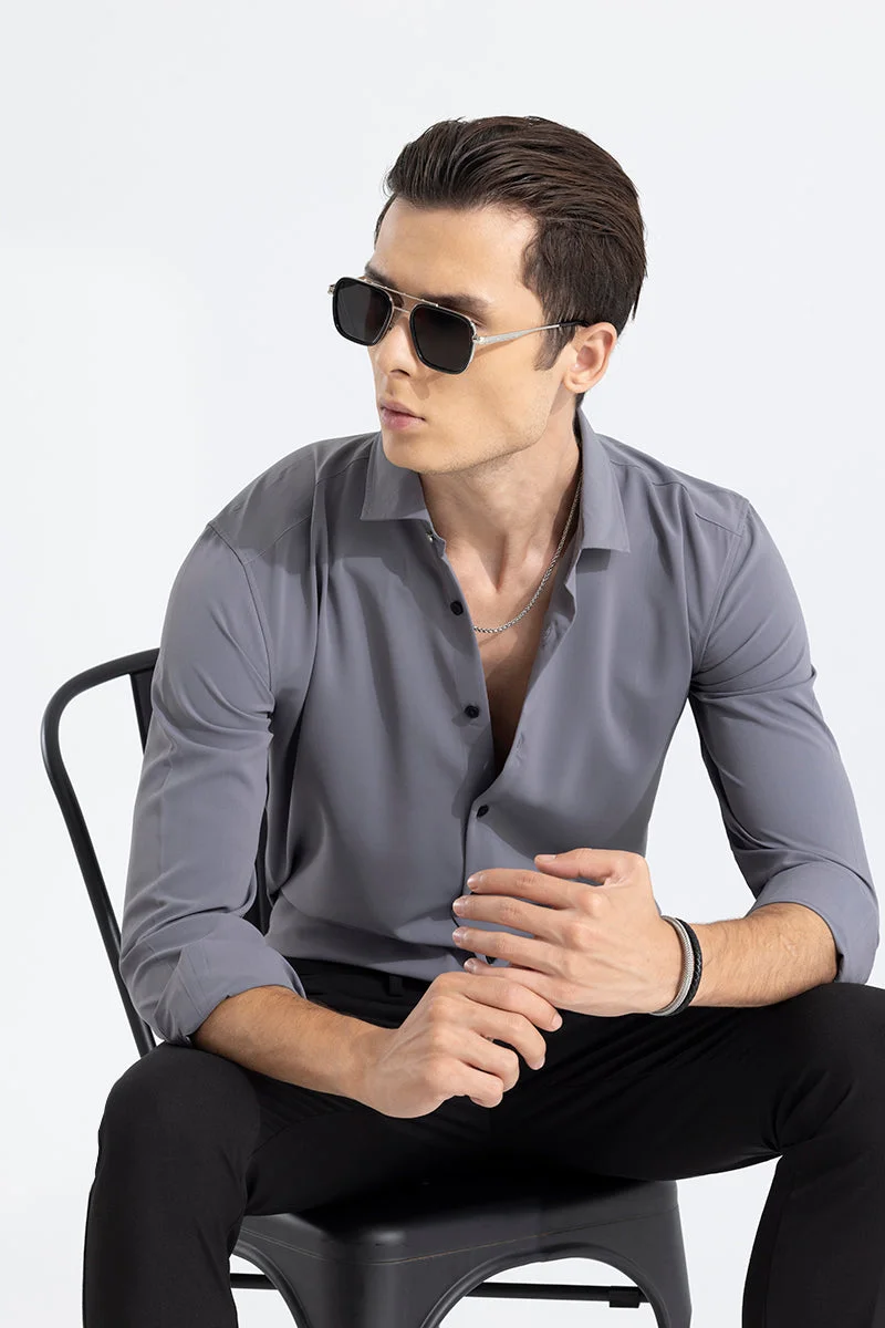 SNITCH Pixels Grey Shirt